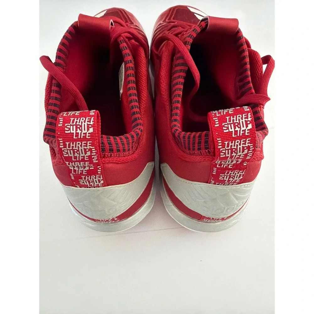 Adidas Icon 3 Boost Metal Baseball Cleats Red White Mens Size 13 B39168